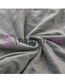 Универсален калъф за стол сив кадифе